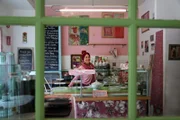 Manja Wolf in ihrer Cantina.