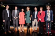 Von links: Prof. Dr. Benjamin List, Prof. Dr. Jörn Wilms, Dr. Jeanne Rubner, Andrea Roth, Dr. (habil.) Henrik Hartmann, Prof. Dr. Anke Jentsch, Jörg Puls.
