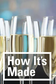 Champagne in glasses on restaurant background