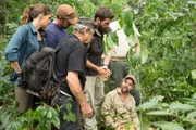 Emilio White recovers as the rest of the team (Mehgan Heaney-Grier, Jeremy Whalen, Keith "Cappy" Plaskett, Brett Tutor, and Cork Graham) realize he may have fallen into part of an ancient man-made structure.