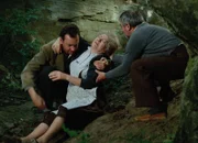 Die 6 Kummerbuben Es geht los Staffel 1, Episode 9 Abgestürzt: Franz Matter als Gottfried Kummer, Margrit Rainer als Bäbi, Ruedi Walter als Benz