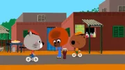Mouk und Chavapa sind im Senegal. Dort lernen sie den afrikanischen Jungen Bouba kennen.