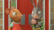 Pip beichtet Posy, dass er nicht der geheimnisvolle Künstler ist, der die schönen Bilder auf den Wegen gemalt hat.