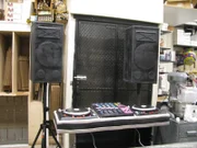 Finished DJ Cake in bakery.