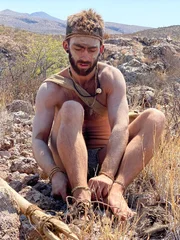 Dan during extraction.