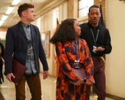 v.li.: Jacob Hill (Chris Perfetti), Janine Teagues (Quinta Brunson), Gregory Eddie (Tyler James Williams)