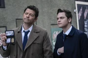 L-R: Castiel (Misha Collins) and Jack (Alexander Calvert)