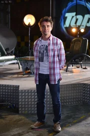 Picture shows: Richard Hammond on the Top Gear set while filming links for Top Gear’s Top 41.