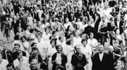 Auf dem Marktplatz in Halle, 17. Juni 1953.