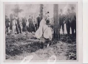 A man digs up the body of Pierre L'Enfant, the designer of the street plan of Washington D.C. L'Enfant's genius was not fully recognized until well after his death. His body was then moved from the slave plantation where it was buried to Arlington National Cemetery.