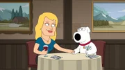 Ida Quagmire (l.); Brian Griffin (r.)