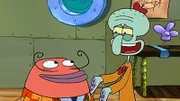 L-R: Monty P. Moneybags, Squidward
