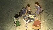 L-R: Toph Beifong, Momo, Sokka, Aang, Katara L-R: Toph Beifong, Momo, Sokka, Aang, Katara