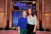 Treten bei "Wer weiß denn sowas?" als Kandidatinnen an: Die Schauspielerin Anna Maria Mühe (l.) und die Schauspielerin Natalia Wörner (r.).