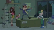 v.li.: Ms. Baker, Clarence, Mayor, Ms. Julep