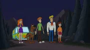 v.li.: Daphne Blake, Scooby-Doo, Shaggy Rogers, Fred Jones, Velma Dinkley