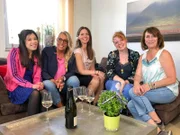 V.l.: Milly, Birgit, Ana, Annelie und Brigitte