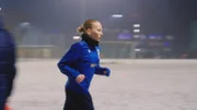 Tessa beim Training.