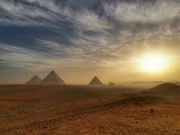 Die Pyramiden in Ägypten.