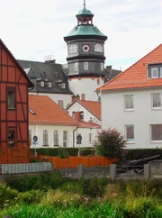 Blick auf den Ziegenhainer Schlossturm.