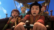 Lisa, Bianca, Leo und Lollo sind auf der Flucht.