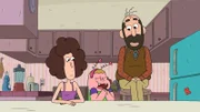 v.li.: Ms. Baker, Clarence, Mr. Mozer