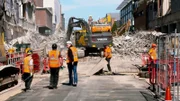 Bauarbeiter bei einem Arbeitseinsatz