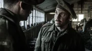 Dramatic recreation of Major Ross Ellis making the decision to leave HQ. (L-R) Hans Potter and Logan Tarasoff. (Holdout Productions II Inc./Athan Merrick)