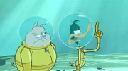 v.li.: Porky Pig, Daffy Duck