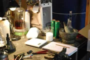 Andrers Behring Brevik's bomb making memorabilia.