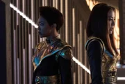 ìVaulting Ambitionî -- Episode 112 -- Pictured (l-r): Sonequa Martin-Green as Michael Burnham ; Michelle Yeoh as Philippa Georgiou of the CBS All Access series STAR TREK: DISCOVERY.