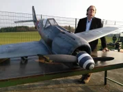 Stephan Eich, member of the jury with focke-wulf fw 190