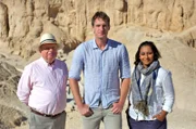 John Sergeant, Dan Snow und Raksha Dave, in Ägypten