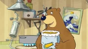 Dr. Brumm hat Mais für Popcorn besorgt.