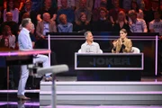 (v.l.n.r.) Jörg Pilawa; Moritz Bleibtreu; Martina Hill