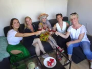 V.l.: Kandidatin Maya, Christine, Kiki, Manuela und Sabine