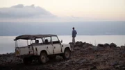 Dave Stotts mit seinem Jeep Steve McQueen