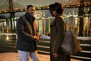 l-r: Ray Cannon (Edwin Hodge), Cora Love (Caroline Harris)