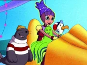 L-R: Balty, Neptuna, Gloob (vorne), Ponto