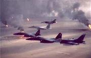 F-16A-, F-15C- und F-15E-Kampfflugzeuge