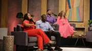 Yve, Mohamed, Emily, and Kobe on set.