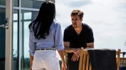 Spannungen zwischen Daniel (Linus Wahlgren) und Jaidee (Sandra Yi Sencindiver).