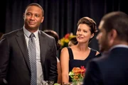 John Diggle (David Ramsey) und Lyla Michaels (Audrey Marie Anderson) John Diggle (David Ramsey) und Lyla Michaels (Audrey Marie Anderson)