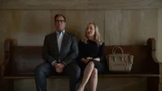 Jason Bull (Michael Weatherly, l.); Marissa Morgan (Geneva Carr, r.)