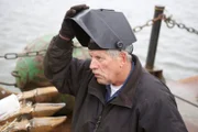 Steve Pomrenke with a welders mask on.