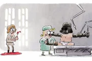 Im Film werden abgetrennte Körperteile einfach durch bionische ersetzt, siehe Darth Vader mit seinem Mechno-Arm.