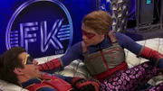 L-R: Captain Man / Ray Manchester (Cooper Barnes), Henry Hart (Jace Norman)