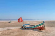 Chott El Djerid, der größte Salzsee der Sahara