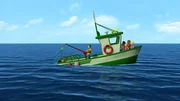 Charlie hat das Boot nicht mehr unter Kontrolle. Es droht zu sinken.