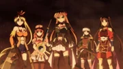 Mia, Kurumi, Asuka, Tamara, Lau